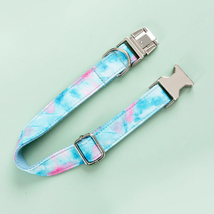 Discover the Perfect Companion for Your Pet with Our Printed Pet Collar Traction Rope Set