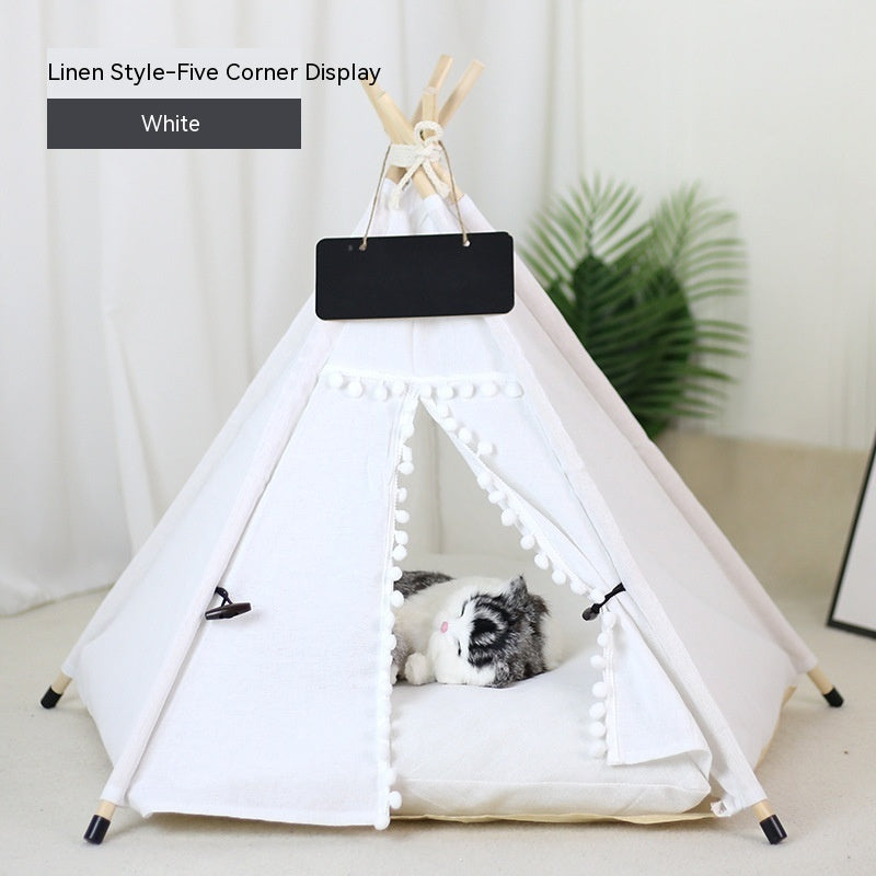 Pet Tent Cat House Removable And Washable Kennel