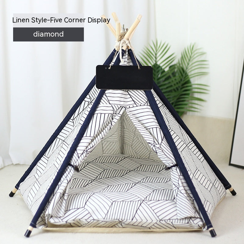Pet Tent Cat House Removable And Washable Kennel
